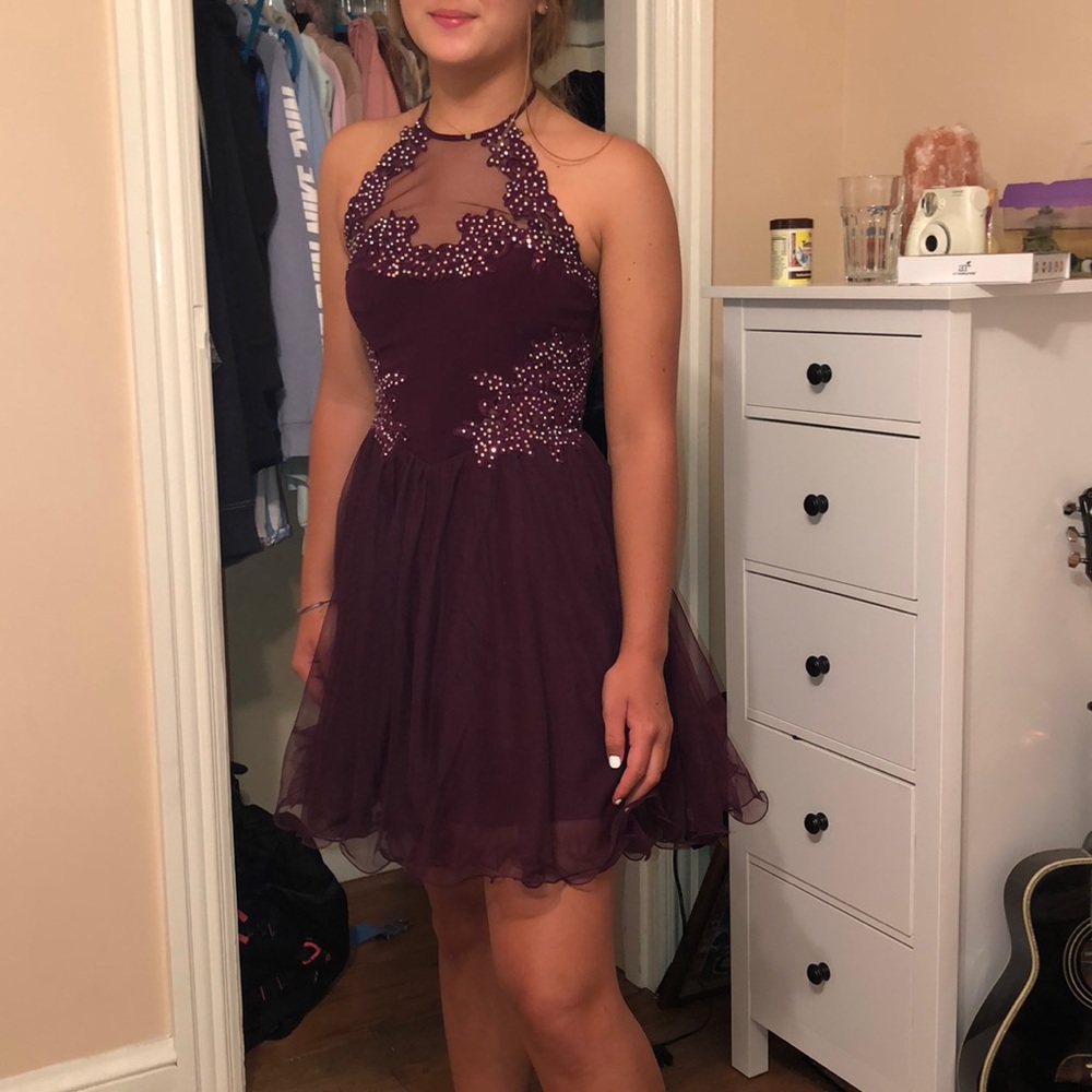 Maroon dress